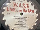 WASP W.A.S.P.  Live In The Raw 1987 Vinyl LP Record VG With Insert