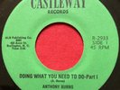 ANTHONY BURNS DOING WHAT YOU NEED TO DO RARE FUNK SOUL 45 LISTEN CASTLEWAY VG+