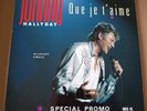 VERY RARE MAXI 45T PROMO - JOHNNY HALLYDAY - THAT I LOVE YOU - 1988 MINT CONDITION