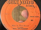 RARE Ska Reggae 45 DON DRUMMOND Man In The Street COXSONE Orange VG++*