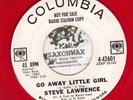 Steve Lawrence 45 - Go Away Little Girl - Rare Columbia Red Wax Promo 7