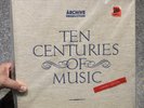 ARCHIVE PRODUCTION - TEN CENTURIES OF MUSIC 10 LP SET MADE IN GERMANY New Vinyl