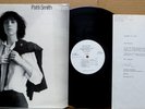 PATTI SMITH Horses - PROMO Test Pressing 1975 Arista LP with Letter SUPERB
