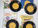4 Vintage Disney Sesame Street Records Read Along Book Vinyl Record 1980s Lot