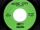 MODERN SOUL-DORANDO-DIDN'T I/LISTEN TO MY SONG-MUSIC CITY 894