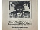 Joseph Beuys & Nam June Paik – In Memoriam George Maciunas: Klavierduett - MINT