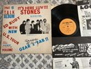 ROLLING STONES 1965 lp ED RUDY talk W/INSERTS SIGNED by ED RUDY 