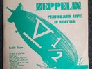 LED ZEPPELIN V 1/2  2 x LP PERFORMED LIVE IN SEATTLE