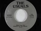 Post-Punk New Wave 45 - The Usuals - Cradle To The Grave - VG+ obscure