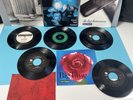 (5)PETER GABRIEL 7” VINYL SINGLES w/PICTURE SLEEVES- NEVER PLAYED-BIKO-RED RAIN+