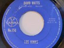 LOS KINKS David Watts - mexican 45 garage mod psych - RARE PROMO musical advance