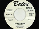 R&B Soul Popcorn Mod 45 - Jimmy Ricks - Bad Man Of Missouri - Baton