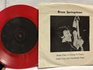 Rare Springsteen 7” Record Santa Claus b/w Night Train & Heartbreak Hotel Red Vi