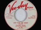 R&B Soul Blues 45 - Elmore James - Cry For Me Baby - Vee-Jay