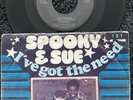 Spooky & Sue – I've Got The Need 7'' Vinyl IMPORT TESTED EX NORTHERN SOUL VIDEO