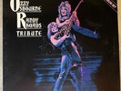 Ozzy Osbourne Randy Rhoads Tribute Epic First Press Vinyl 2-LP 1987 EX Poster