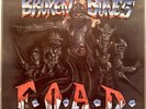 BROKEN BONES F.O.A.D. VINYL 12' RECORD 88561 8172 1 COMBAT CORE 1987 AUTOGRAPHED