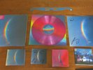 Coldplay Moon Music Pink Vinyl CD Tour Moon Edition Signed Art Cards bundle