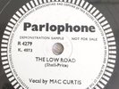 RARE MAC CURTIS THE LOW ROAD 78 SINGLE SIDED DEMO PARLOPHONE R4279 EX