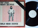 FAT MAN RIDIM SECTION Bald Head Justice TOP RANKING LP reggae dub white label