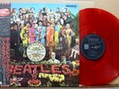 THE BEATLES Sgt. Pepper's RED COLORED VINYL with OBI 1982 MONO JAPAN LP SUPERB