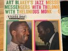 ART BLAKEY JAZZ MESSENGERS WITH THELONIOUS MONK EX LP ORIG GREEN ATLANTIC STEREO