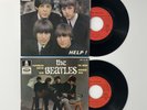 The Beatles 2 French EP 45's Odeon EMI  HELP  and Paperback Writer