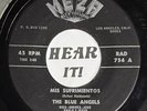 Killer Melodic CA Chicano Soul Teen Doo Wop Ballad 45 THE BLUE ANGELS on MEZA