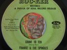 HEAR Frankie & Spindles 45 Count To Ten / Handwriting ROC-KER 101 sweet soul R&B