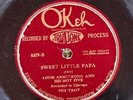 Okeh 8379 Louis Armstrong Hot Five BIG FAT PA   78rpm 1926  JAZZ