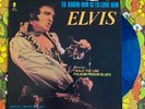 Elvis Presley To Know Him Is To Love Him Vinyl LP Record Blue VG