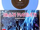 NM/NM Iron Maiden: Rainmaker / Dance Of Death 2003 EMI UK 7” Blue Vinyl 45