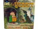 Tolkien's The Hobbit 24 Pg Read-Along Book & Vinyl Record 1977 Disney 33 1/3 RPM
