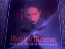 Marilyn Manson I Want To Kill You Like They Do In The Movies 2 LP Colored Vinyl