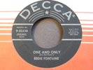 ROCKABILLY 2 SIDER-EDDIE FONTAINE-ONE AND ONLY-DECCA
