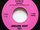 DELL And the Sensations 45 Why Lie Lonesome Night SANCO Islands Deep Soul Funk