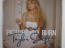 Country 45 TAYLOR SWIFT Picture To Burn BIG MACHINE NM gray wax pic slv SHRINK h