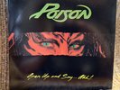 POISON Open Up And Say... Ahh  CAPITOL/ENIGMA LP VG+ z