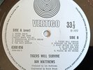 Ian Matthews LP Tigers Will Survive UK Vertigo Swirl 1st Press INCREDIBLE COPY