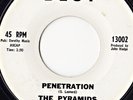 PYRAMIDS - Penetration/ Here comes Marsha - 1963 NEVER PLAYED  NM vinyl