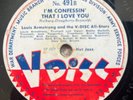 RARE Louis Armstrong V Disc 491B I'm Confessin That I Love You 12
