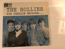The Hollies Rare German LP For Certain Because ODEON SMO 74 221 Weissmuster Top