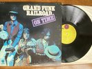 First Pressing GRAND FUNK RAILROAD On Time LP Record Vinyl Green Label Plays EX