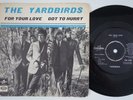 YARDBIRDS For Your Love RARE Sweden 45 BLUE VARIANT garage mod swedish HEAR