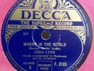 Vera Lynn - Where In The World/Jealousy (Shellac, 10