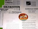 LED ZEPPELIN SWAN SONG 1974 DEBUT ATLANTIC PRESS RELEASE, BLANK LABEL, CLIPPINGS