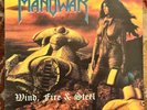 MANOWAR “WIND, FIRE & STEEL”  LIVE VINYL RECORD