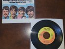 THE BEATLES 45 All you need is love Baby you're a rich man 1967  vinyl PS (L1)