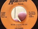 RARE Psych Funk 45 LES PARSON Music Turns Me On NM Breaks Northern Soul *