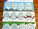 THE BEATLES THROUGH THE YEARS 1974 By Keith McConnell SET of FOUR PROMO POSTERS